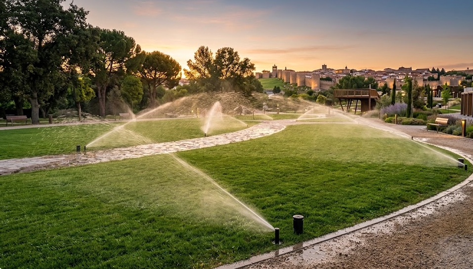 soluciones sostenibles para el riego en parques